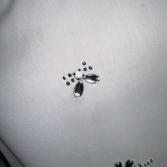 Robert Rodriguez Sleeveless Beaded Sheer Blouse Evening Wear Sz Medium EUC - Picture 4 of 10